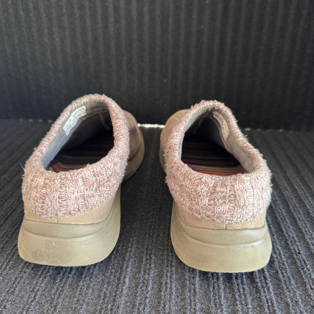 Dansko Womens Pro XP Gray Suede Clog Mules Knit Collar Slip Resistant Size 39 - Picture 3 of 7